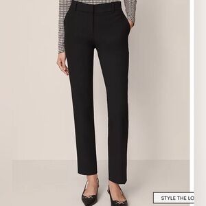 Ann Taylor NWT Black Straight-Leg Pants